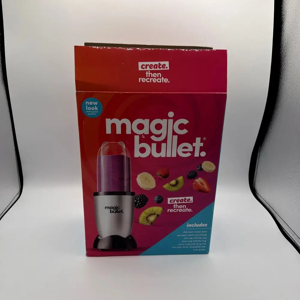 MAGIC BULLET Countertop Personal Blender NIB OPEN BOX